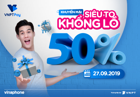 VinaPhone khuyến mại tới 50% nạp thẻ Ngày Vàng 27/9/2019